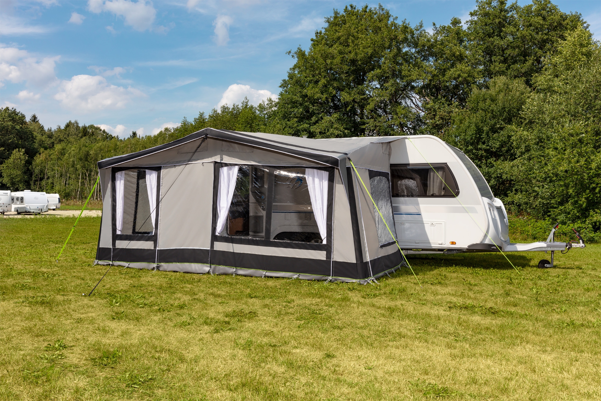 Berger Sirmione Air aufblasbares Vorzelt  500 cm für Wohnwagen