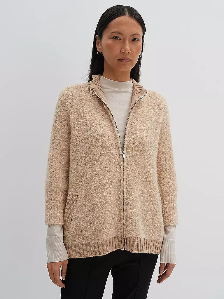 SOMEDAY Strickjacke TOUCLEE DETAIL camel
