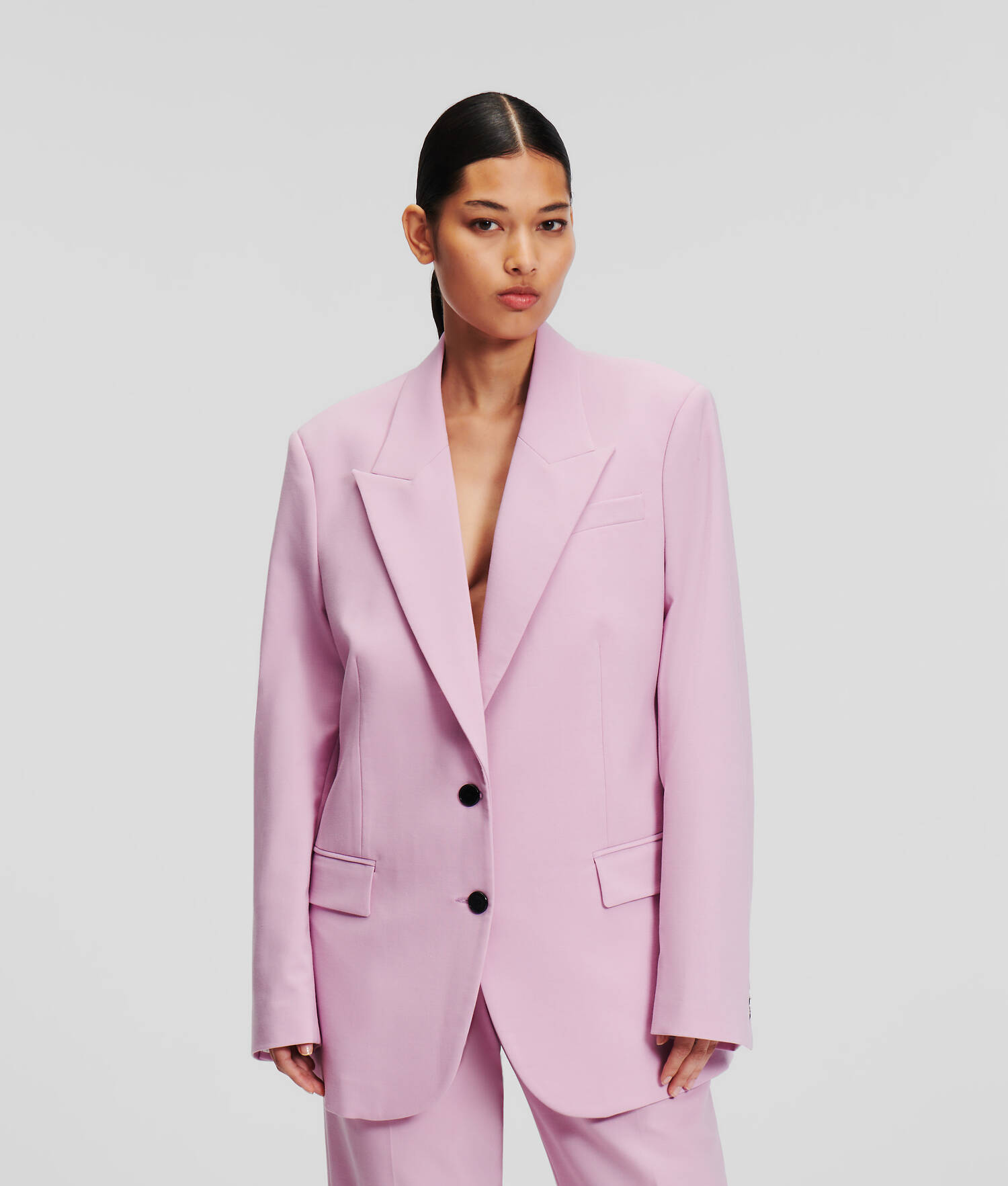 VESTE EN LAINE MÉLANGÉE SÉLECTIONNÉE PAR HUN KIM