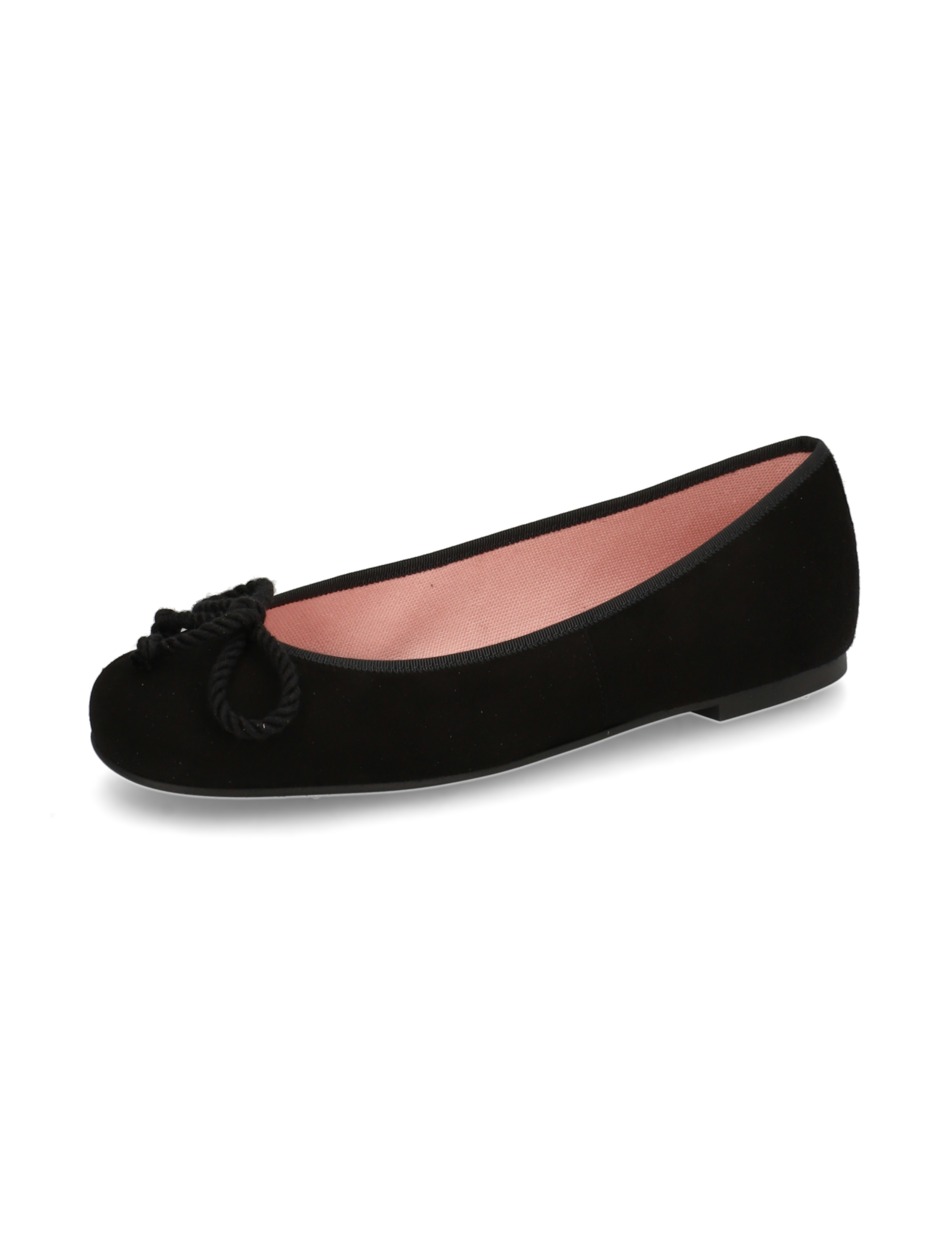 Veloursleder Ballerina
