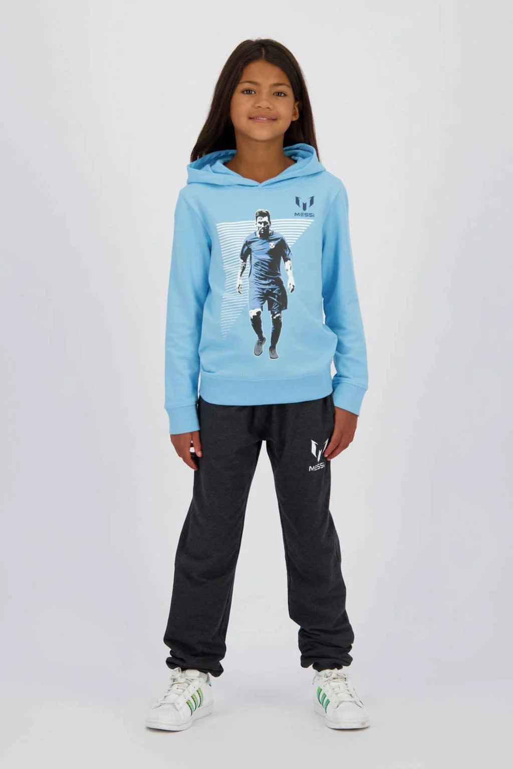 Messi relaxed joggingbroek grijs