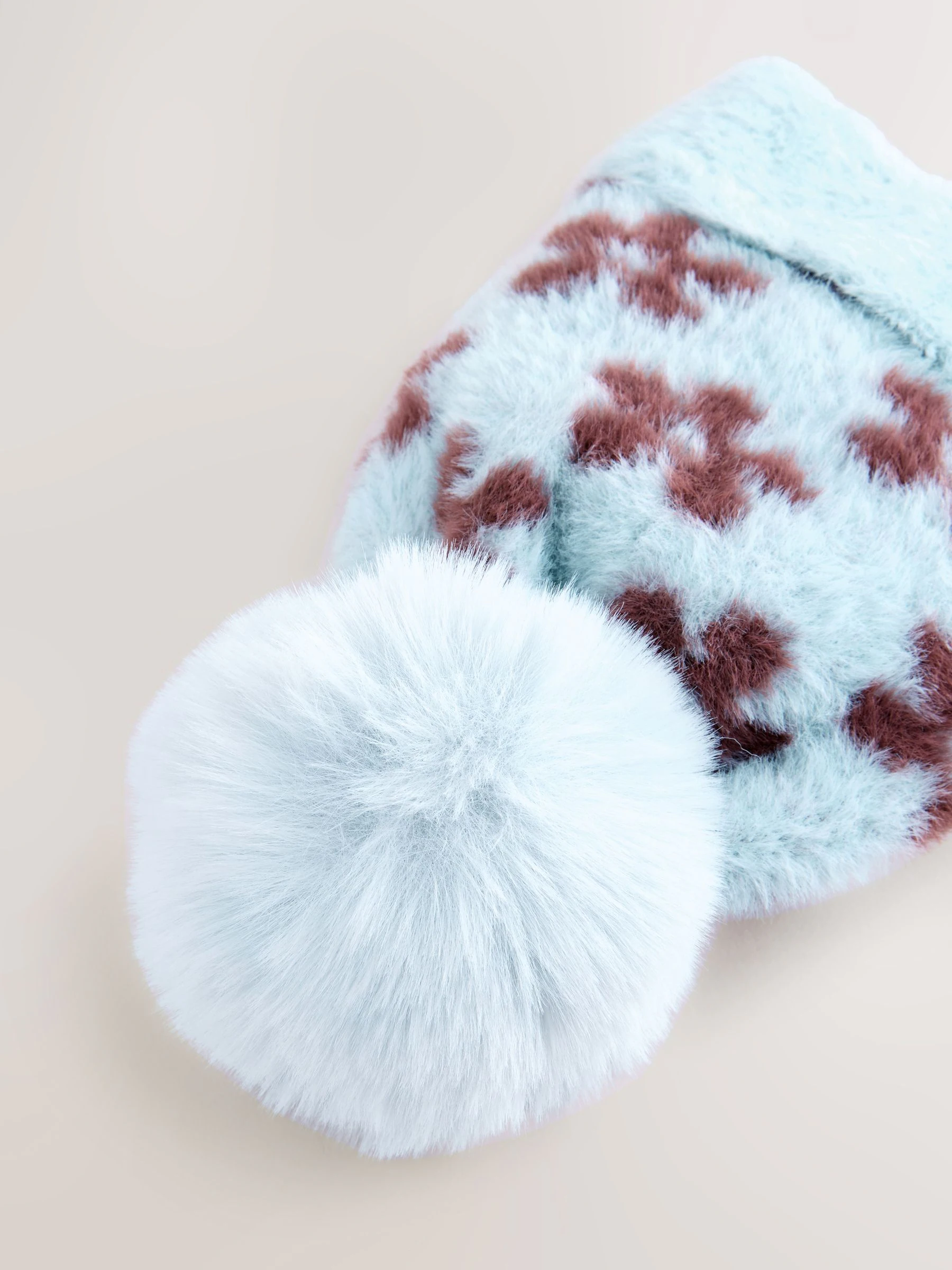 Chocolate Blue Flower - Beanie And Snoods Set (1-16yrs) (1-16yrs)