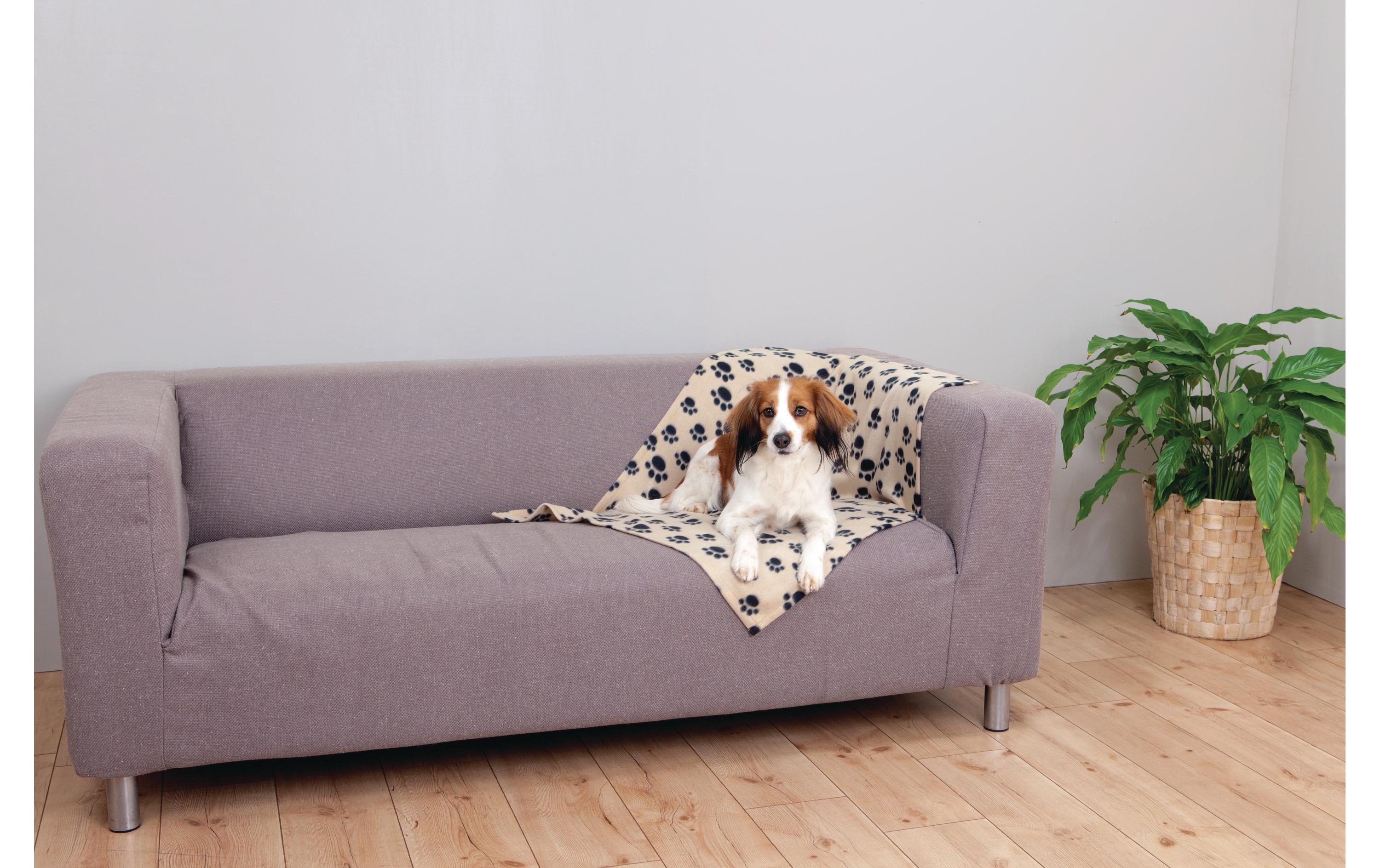 Hunde-Fleecedecke Beany 100 x 70 cm, BeigeWeiche Hundedecke