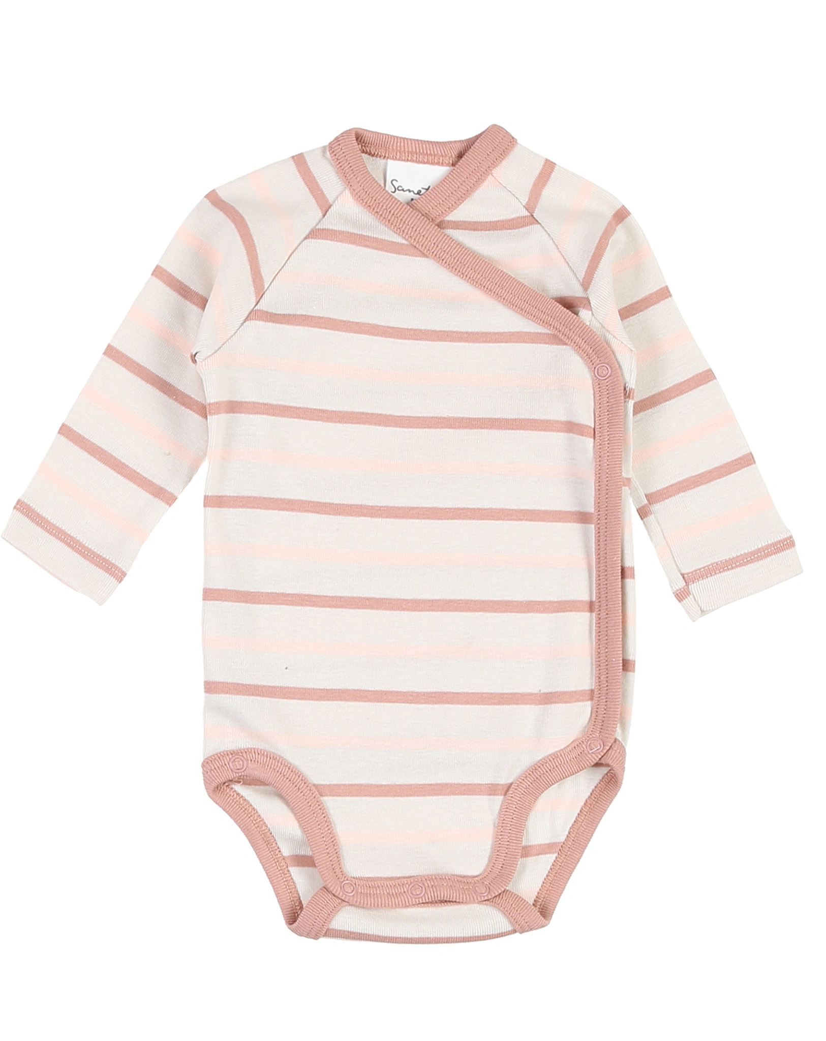 Langarm-Wickelbody SHEETS 2er-Pack in peach blush