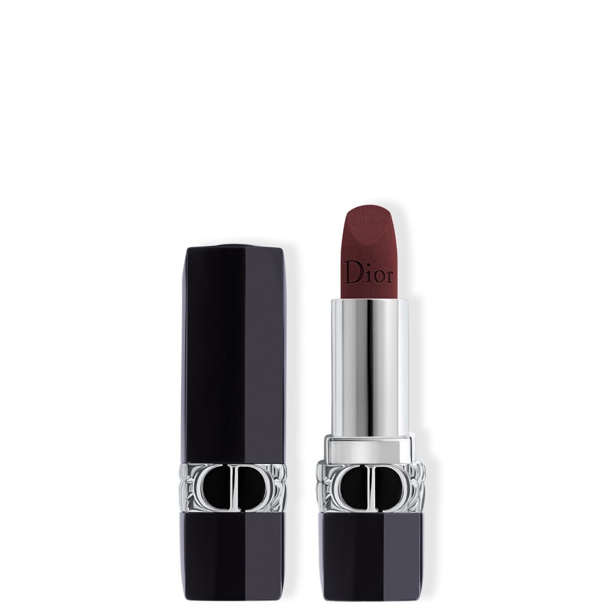 Rouge Dior Rouge Dior Rouge à Lèvres Rechargeable Couleur Couture, 4 finis : Satin, Mat, Métallique et Velours
