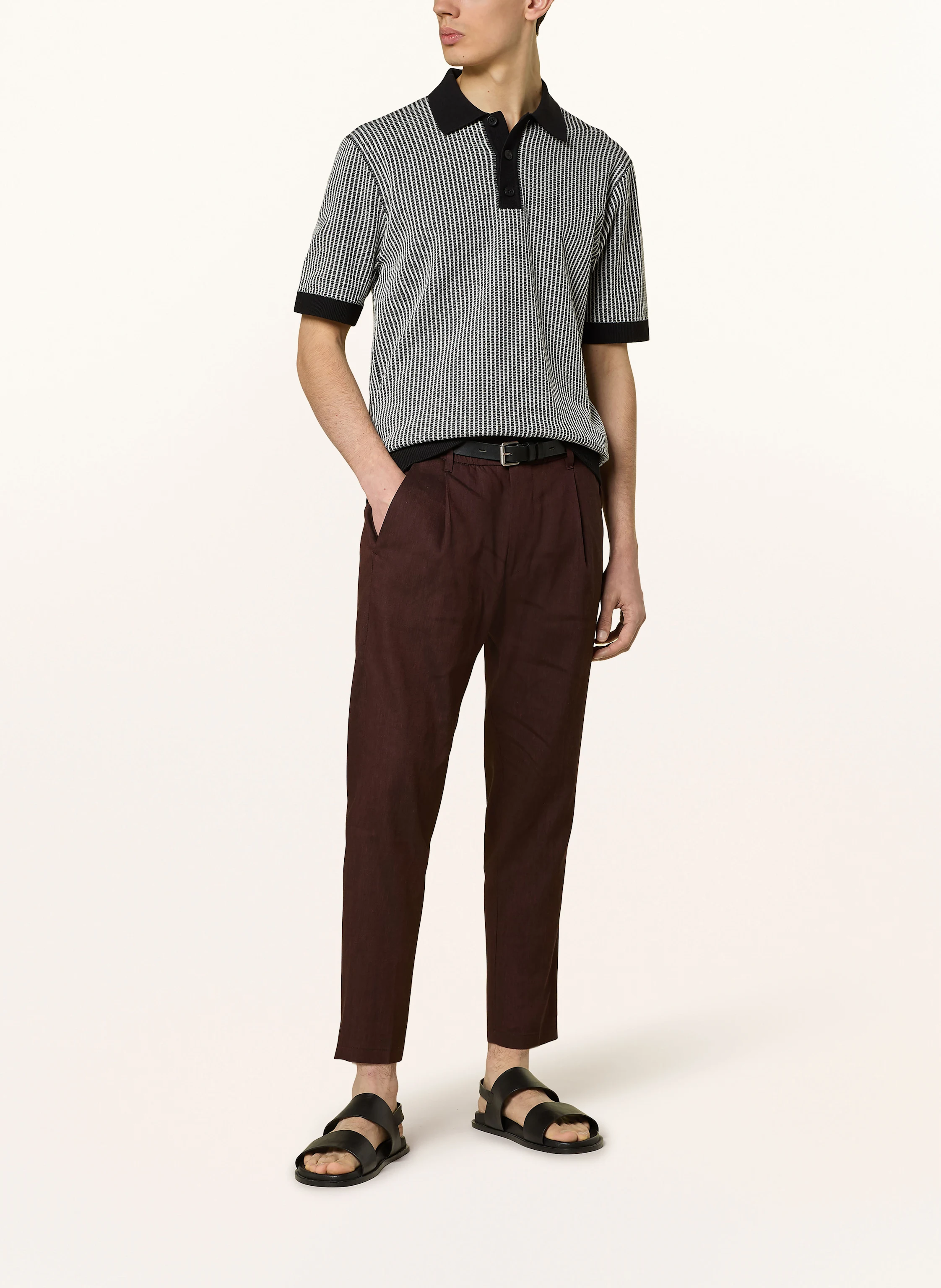 DRYKORN Anzughose CHASY Extra Slim Fit mit Leinen