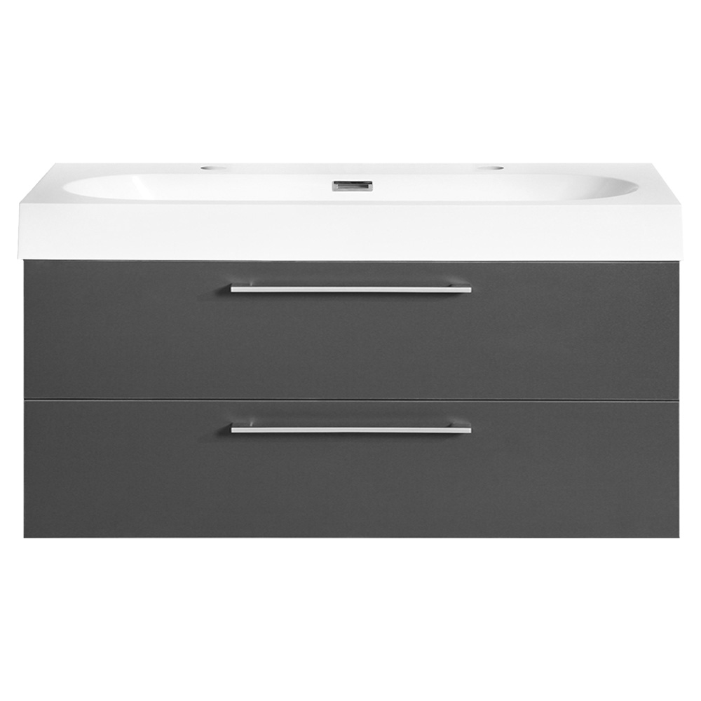 Differnz Somero badmeubelset 100cm antraciet
