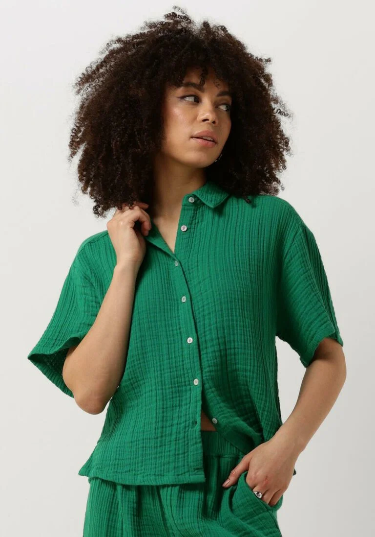 NOTRE-V groene notre-v blouse nv-delu