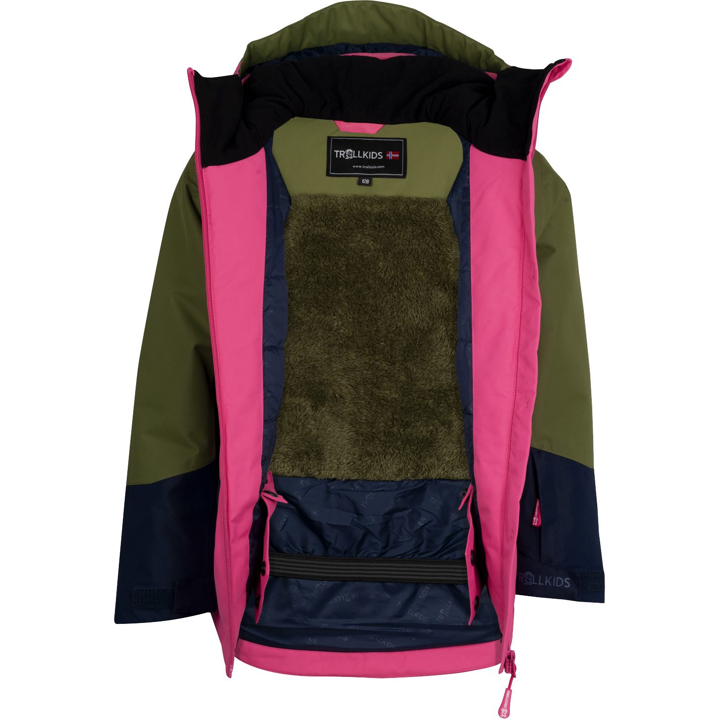 Trollkids Rauland Skijacke Mädchen dusky olive