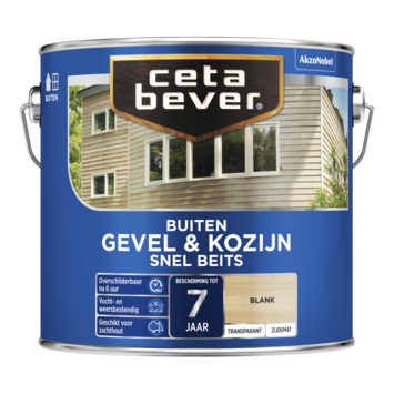 CetaBever Snelbeits Gevel & Kozijn zijdemat transparant blank 2,5 liter