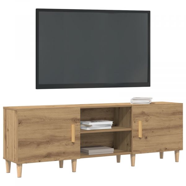 vidaXL Armário para TV Carvalho Artesanal Madeira 150,2 X 30,3 X 50,2 cm - 2836340725