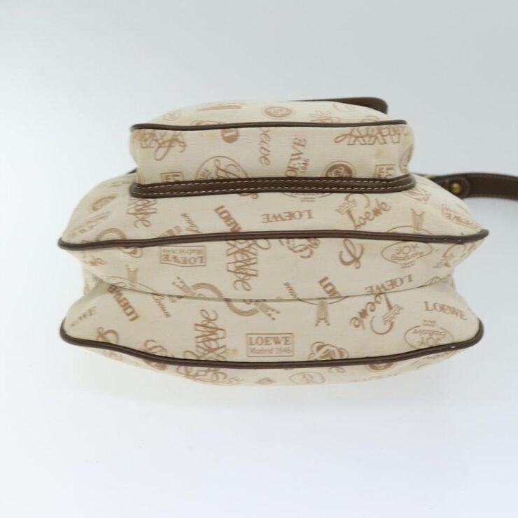 Loewe Vintage Loewe Shoulder Bag Beige