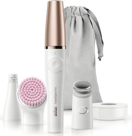 Braun - FaceSpa Pro 912 - Gezichtsepilator - Wit/Brons