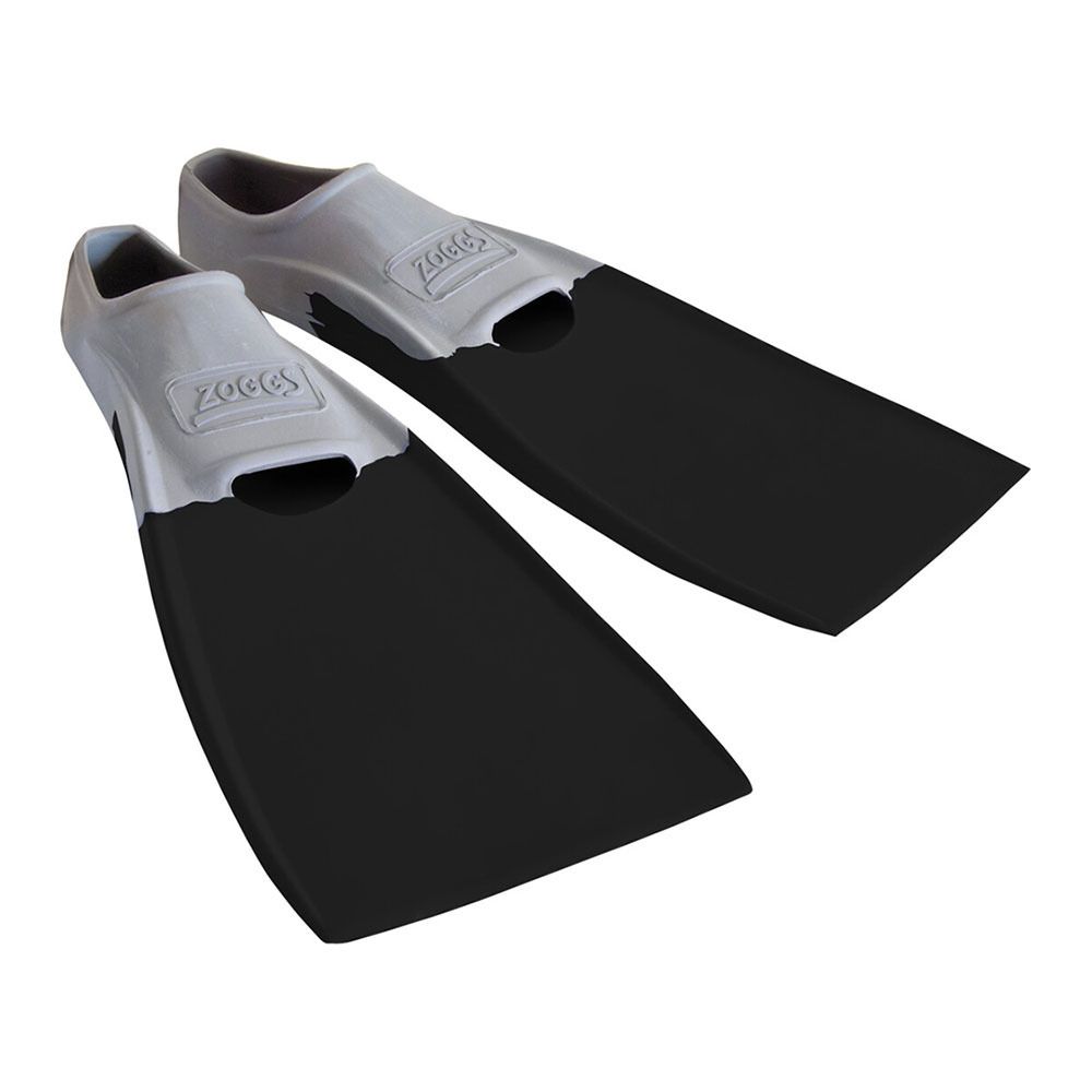 Zoggs LONG BLADE FIN - Palmes grey/black