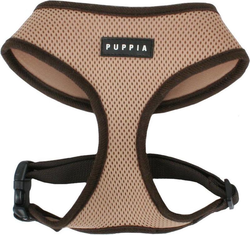 Puppia - Zacht Harnas - Voor Kleine en Middelgrote Honden - Anti-tractietuigje