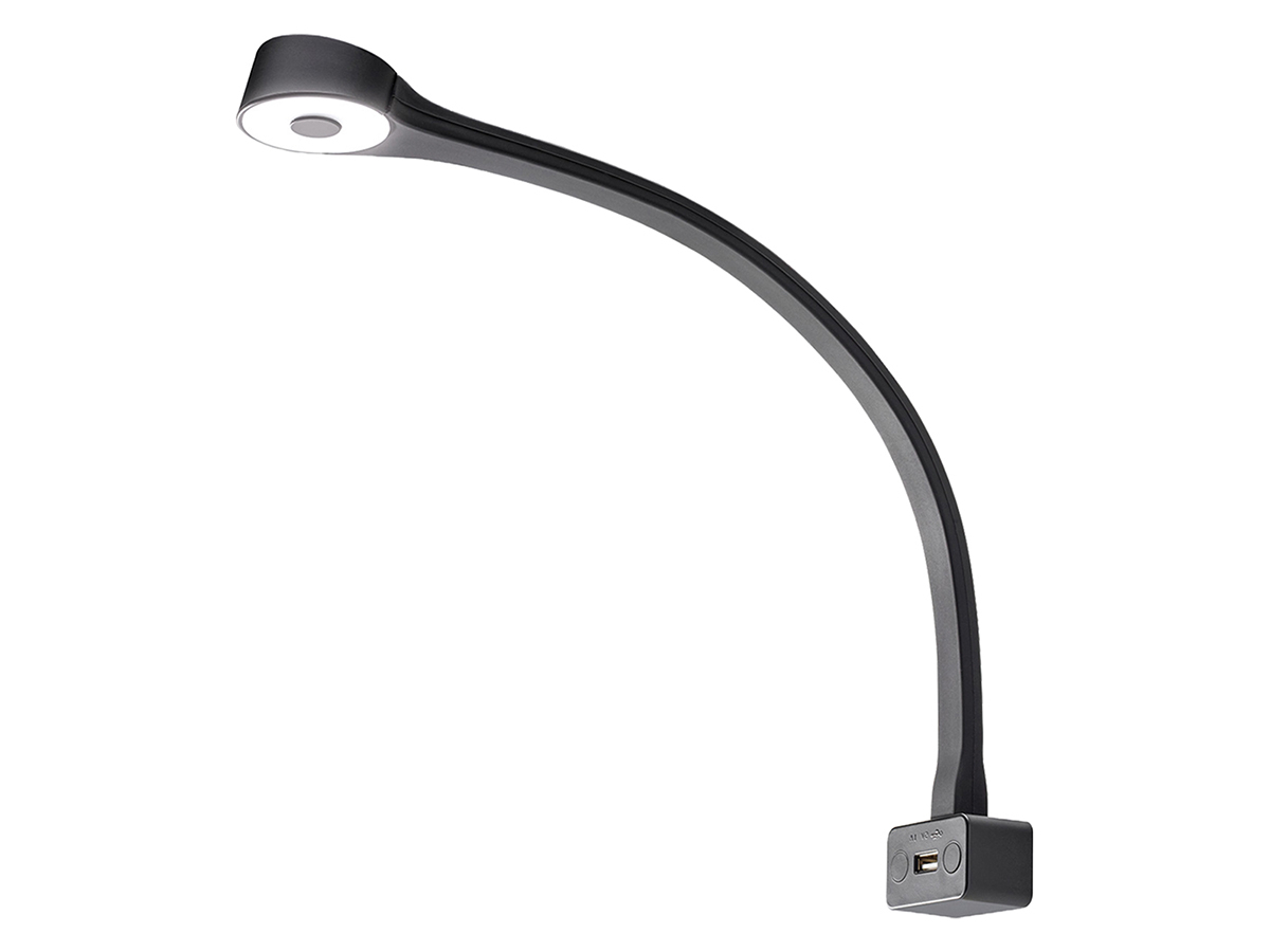 BBA Cordoba flexibele leeslamp - black