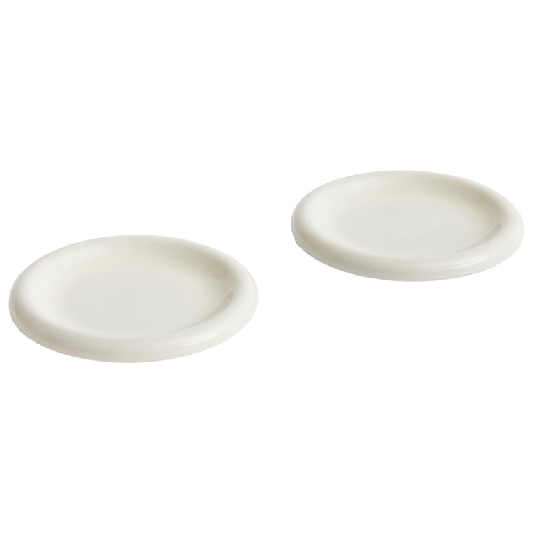 Hay Barro ontbijtbord Ø18 set van 2 Off-White