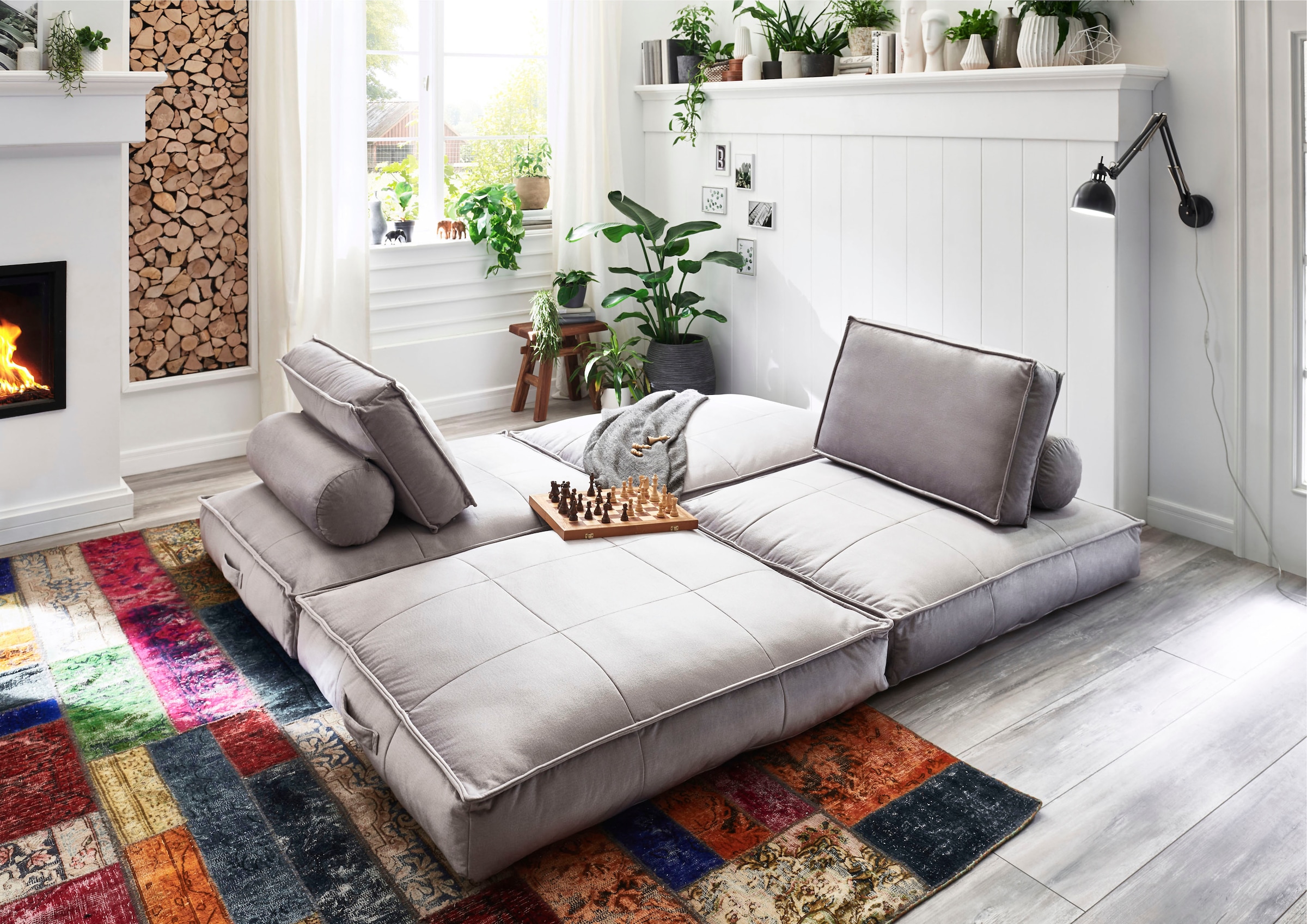 ATLANTIC home collection XXL-Sessel »Miro« XXL-Sessel wandelbar zum Gästebett