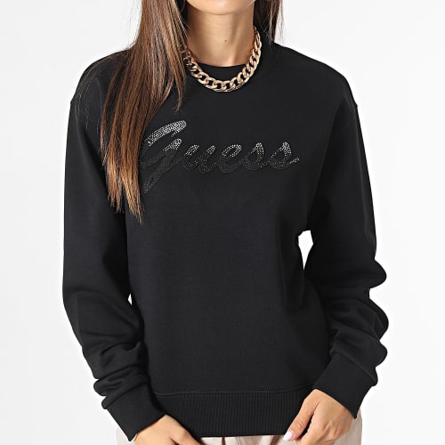 Sweat Crewneck Femme W3BQ12-KBKM0 Noir