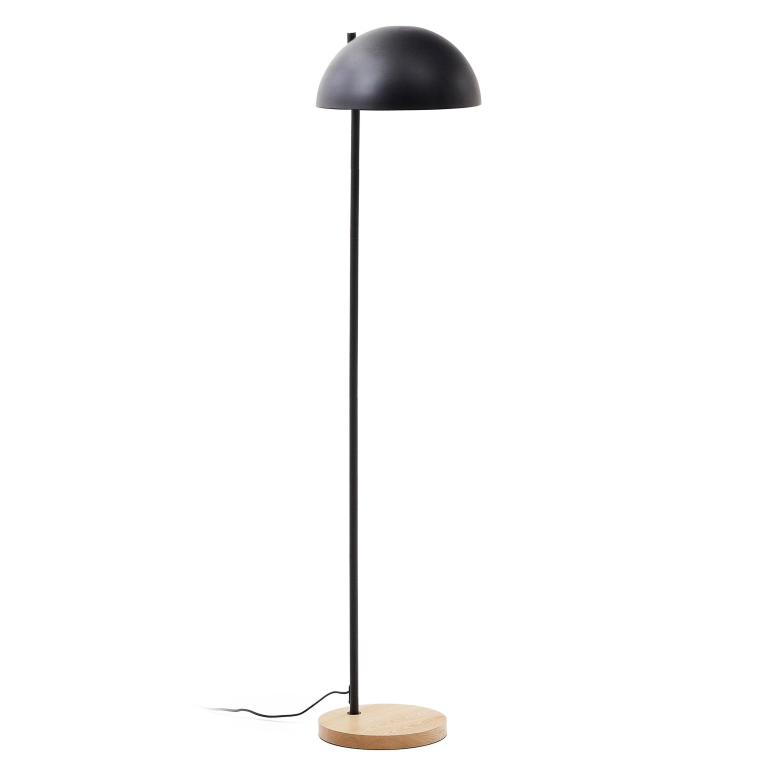 Kave Home Catlar vloerlamp zwart