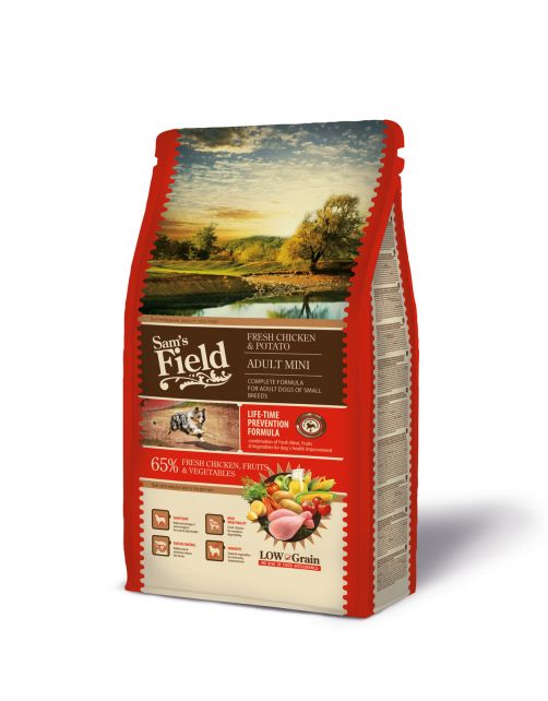 Sam's Field Adult Mini Kip&Aardappel - Hondenvoer