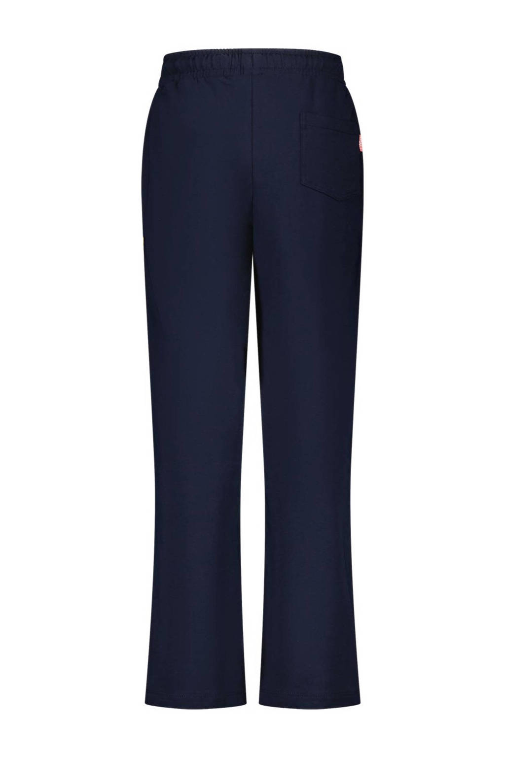 TYGO & vito regular fit broek Pip met zijstreep donkerblauw