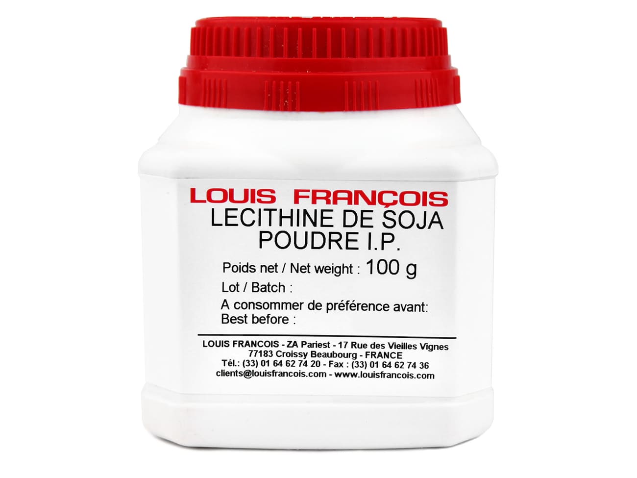 Lécithine de soja E322 - poudre - 100 g - Louis François