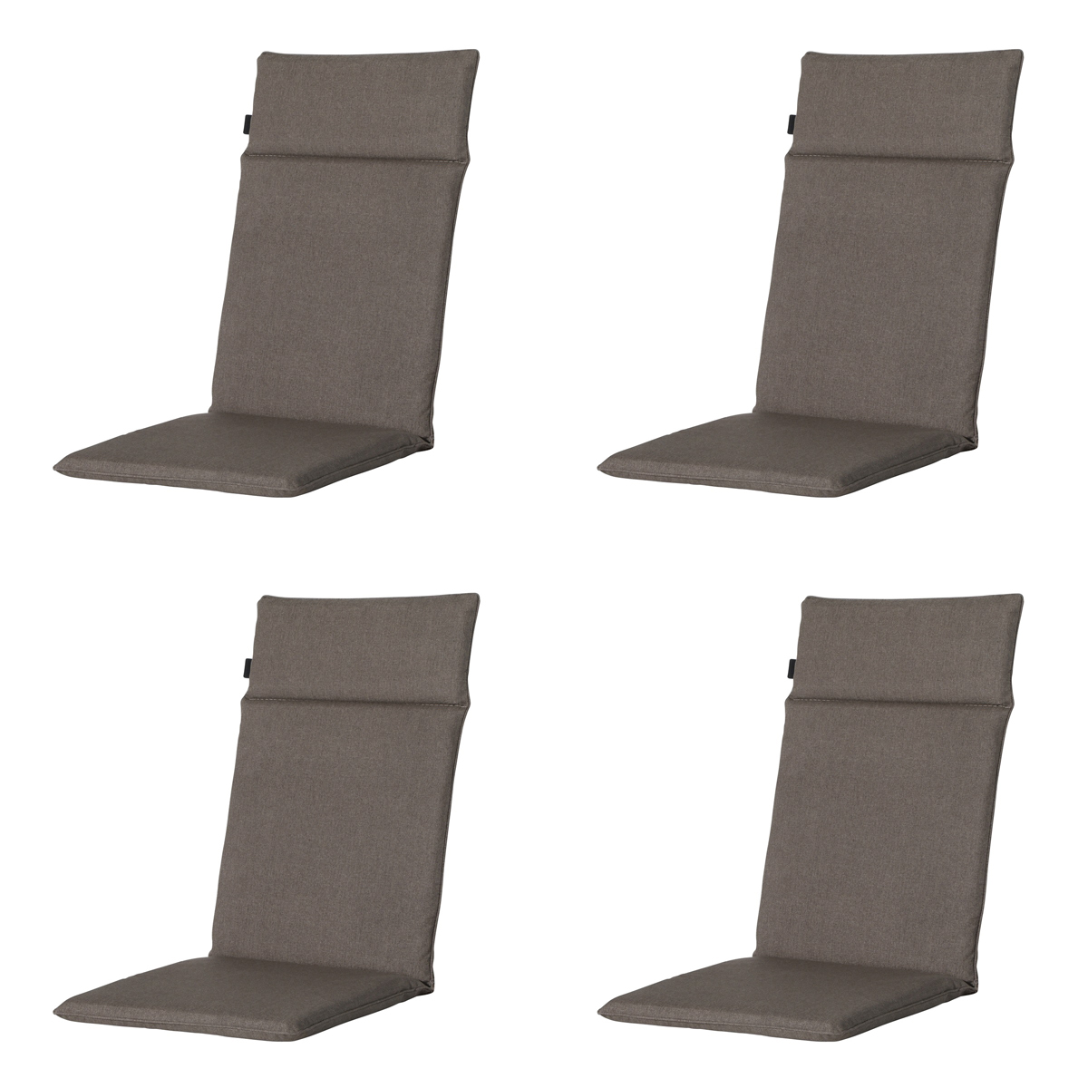 Madison Oxford taupe Tuinstoelkussen - Set van 4