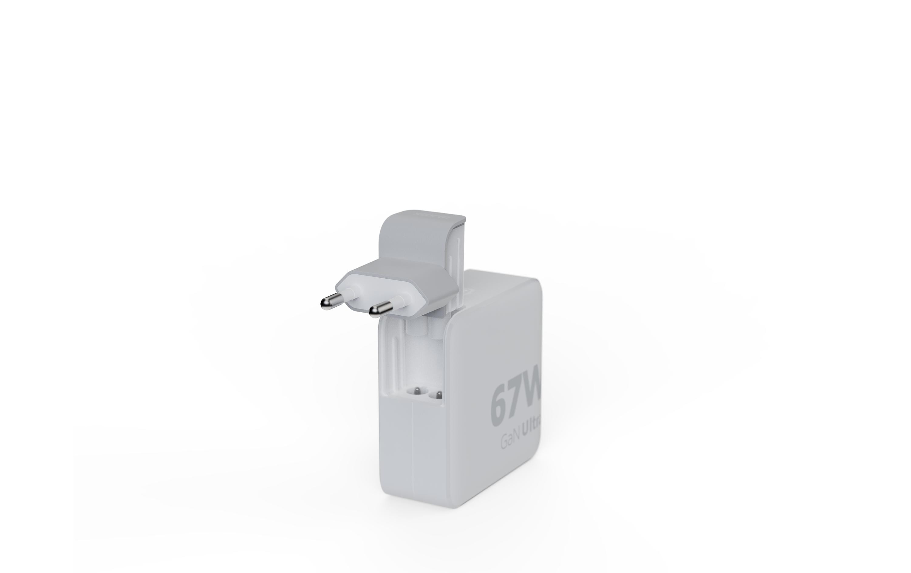 USB-Wandladegerät XVC2067Schnellladefähiges Ladegerät mit USB-C und EU, UK, US Steckern
