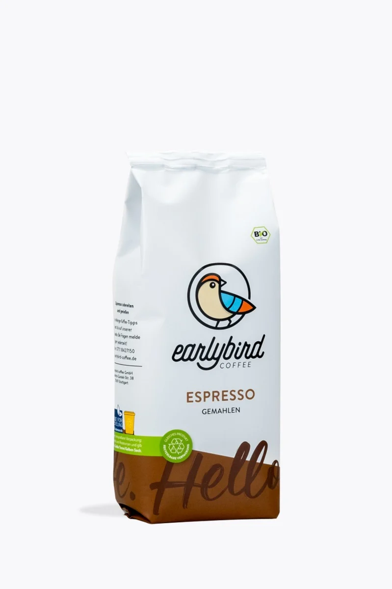 earlybird coffee Espresso Bio 250g gemahlen