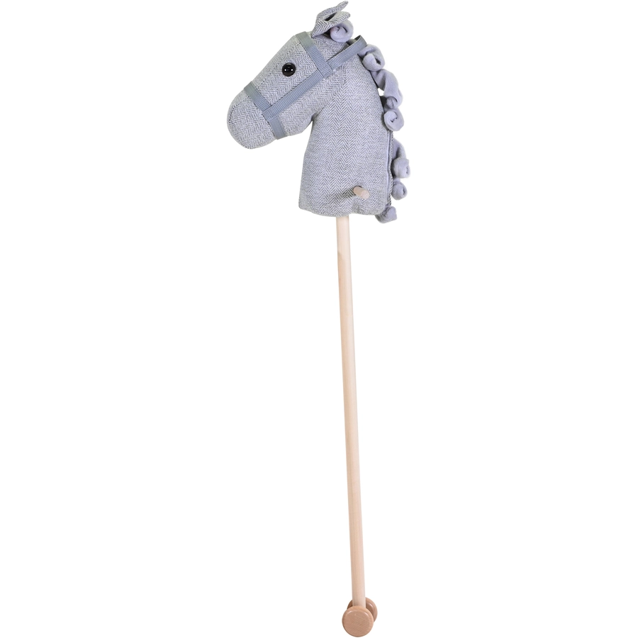 knorr toys® Steckenpferd Grey horse grau