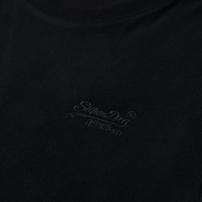 Superdry Essential Logo EMB T-Shirt Herren schwarz