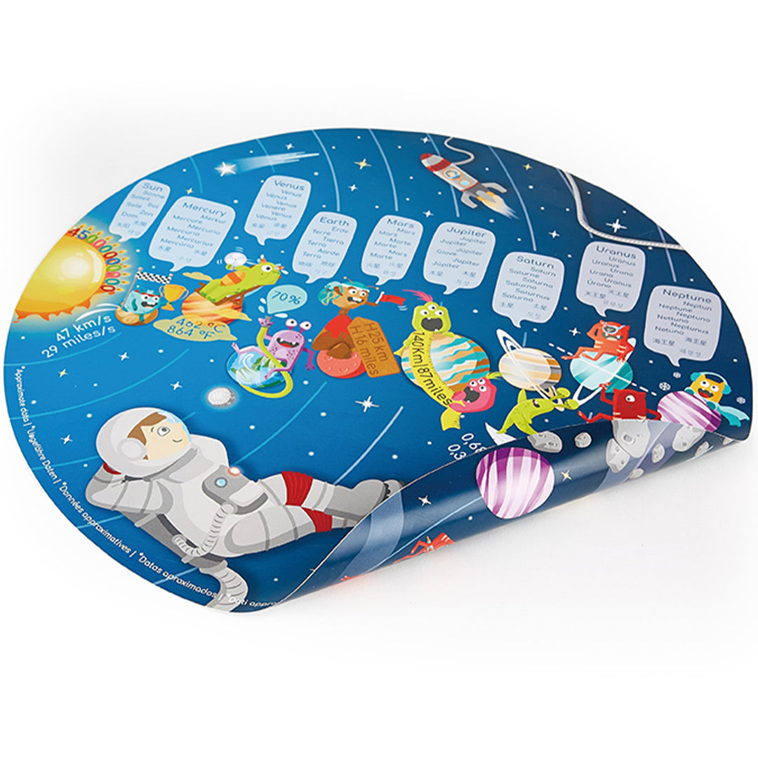 Hape puzzel met zonnestelsel lamp - 93st