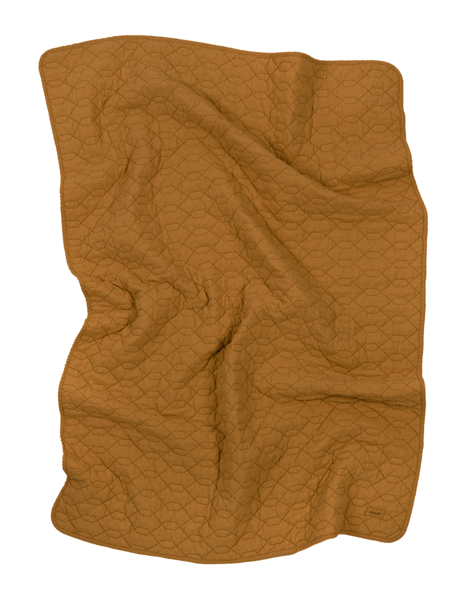 Couverture wabi-sabi matelassée en coton lavé | Beige