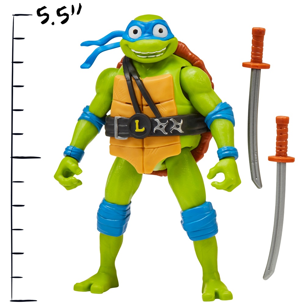 Teenage Mutant Ninja Turtles Mutant Mayhem - Ninja Shouts Figur Leonardo