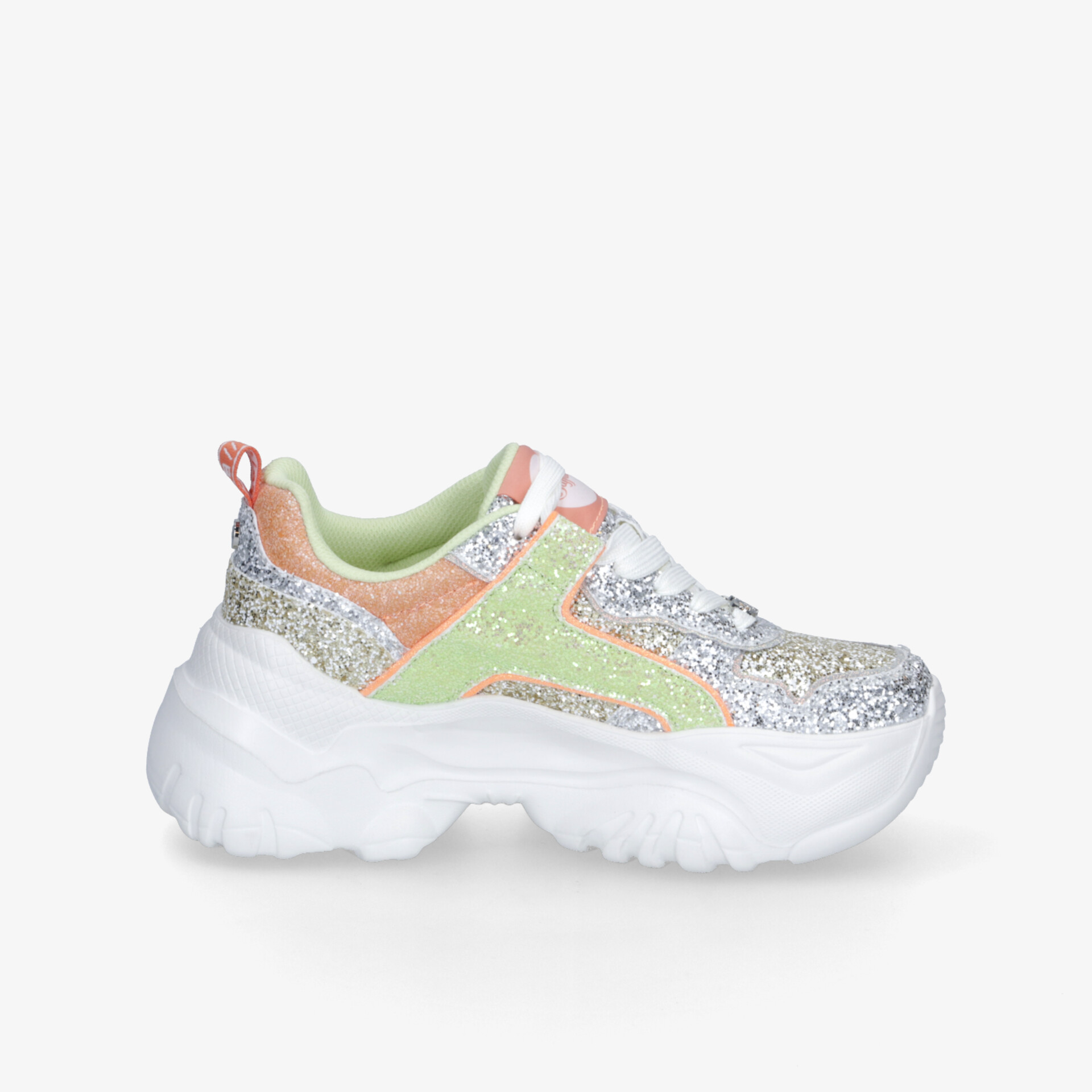 Buffalo Bliss One Glitter Damen Plateau Sneaker mehrfarbig