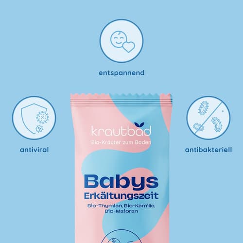 Krautbad Bio Babys Erkältungszeit (1 Beutel)