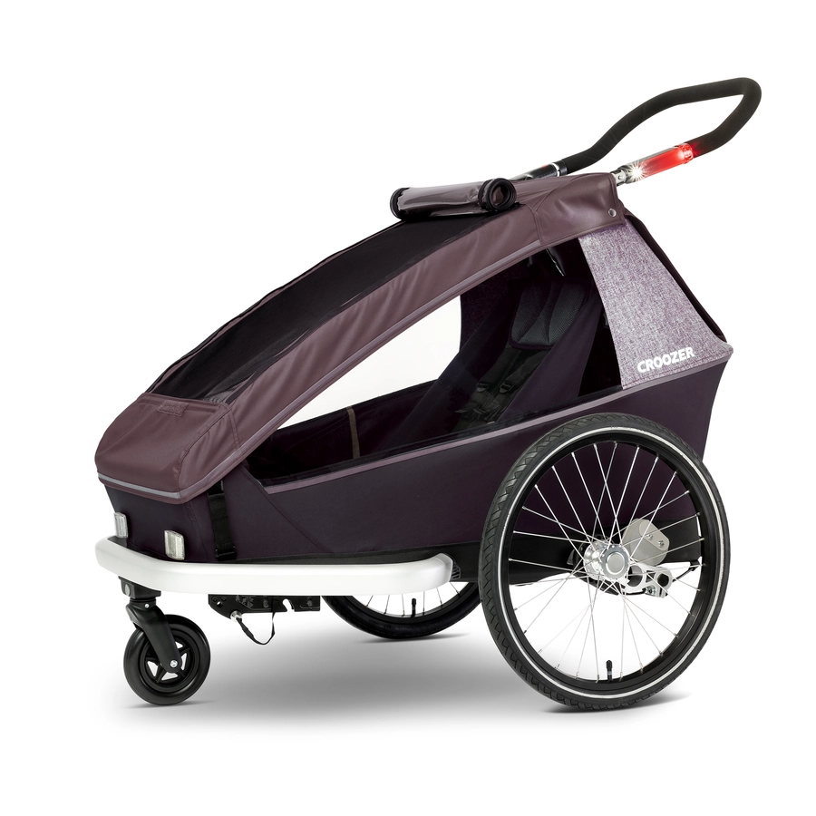 CROOZER Kinderfahrradanhänger Kid Vaaya 1 Blossom Red