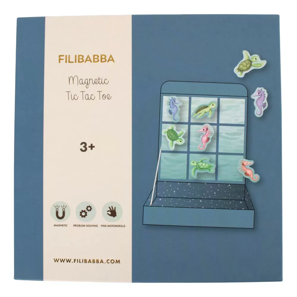 Filibabba Magnetisk Tre på stribe - Havvenner - 1 stk.