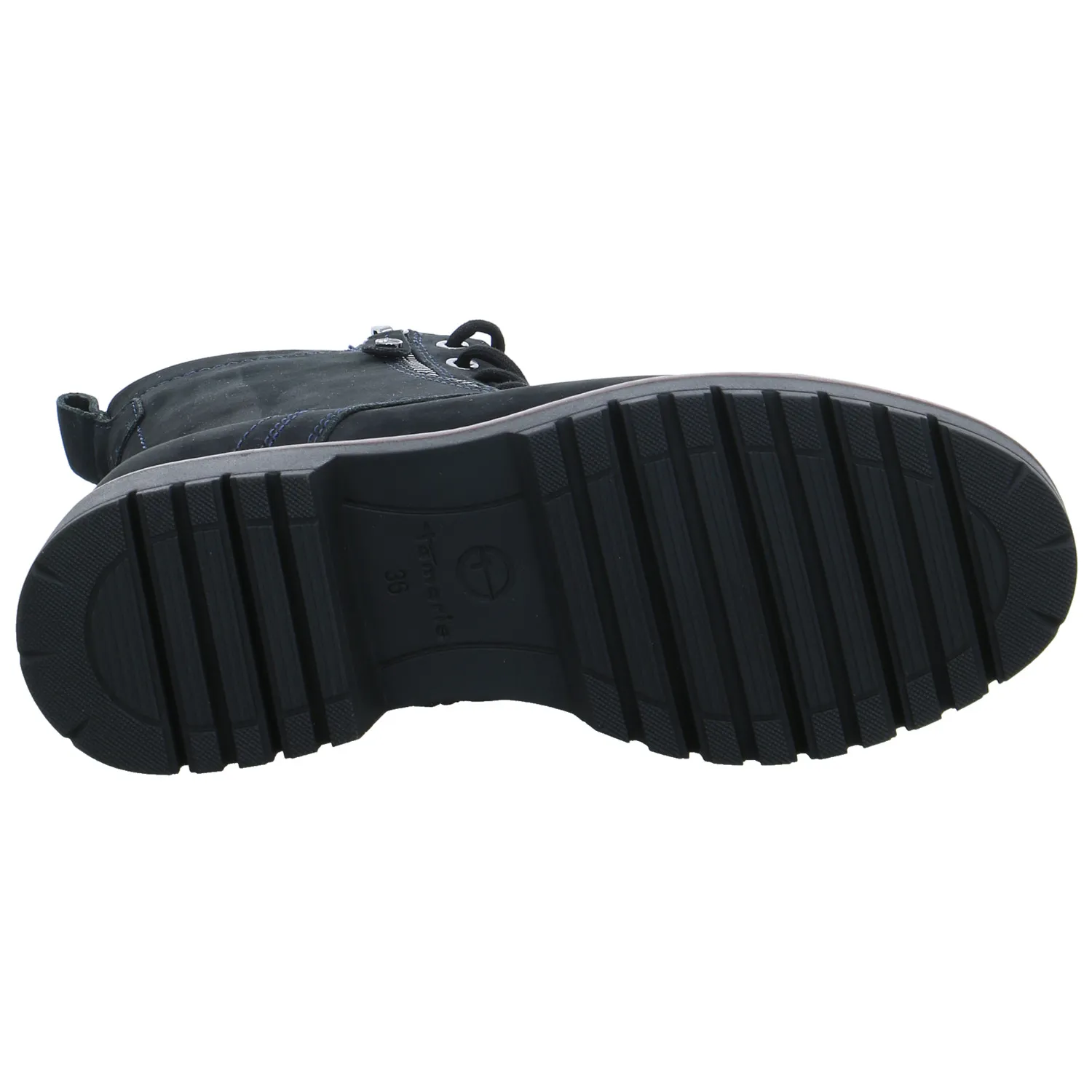 TAMARIS Boot Blau Leder