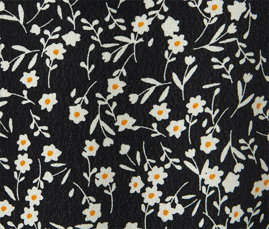 Floraler Midi-Rock