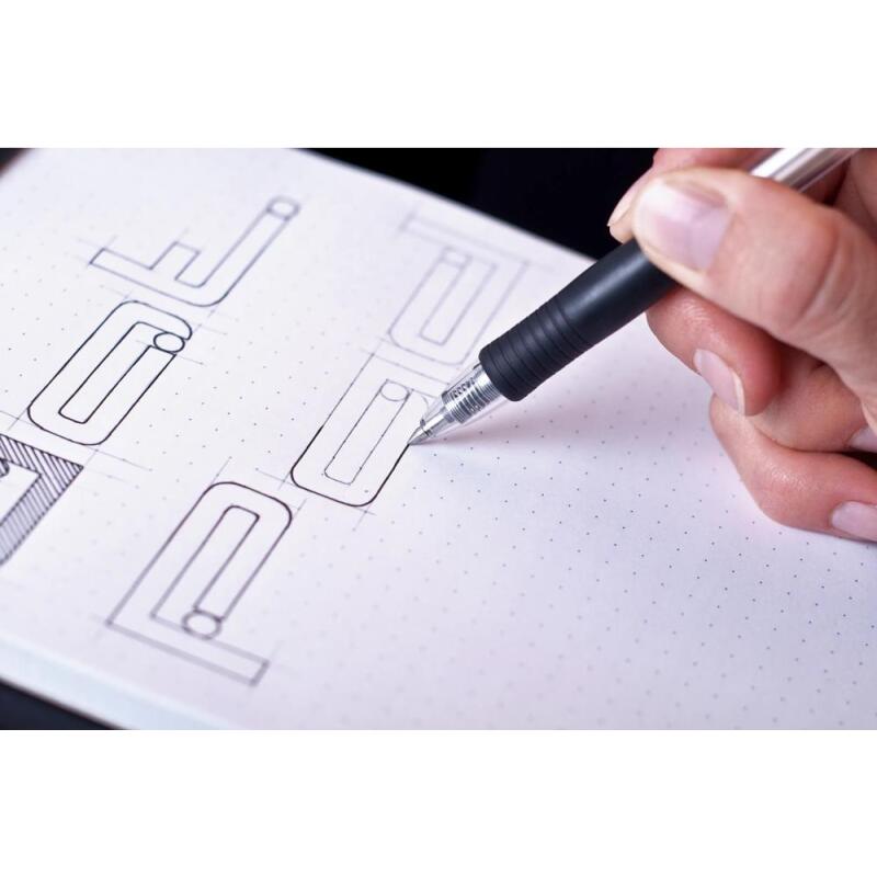 Bloc agrafé dotPad N°16 A5 80 feuilles DOT 80 g. - Noir