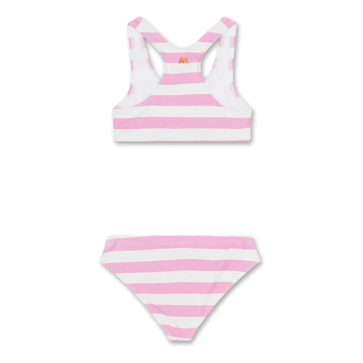 AO76 Maillot 2 Pièces Dara Rayé | Rose