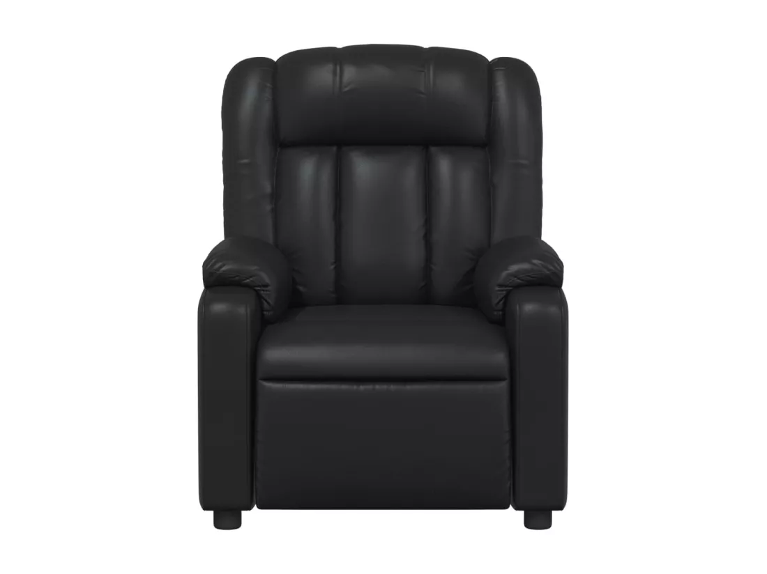 Fauteuil inclinable Noir Similicuir
