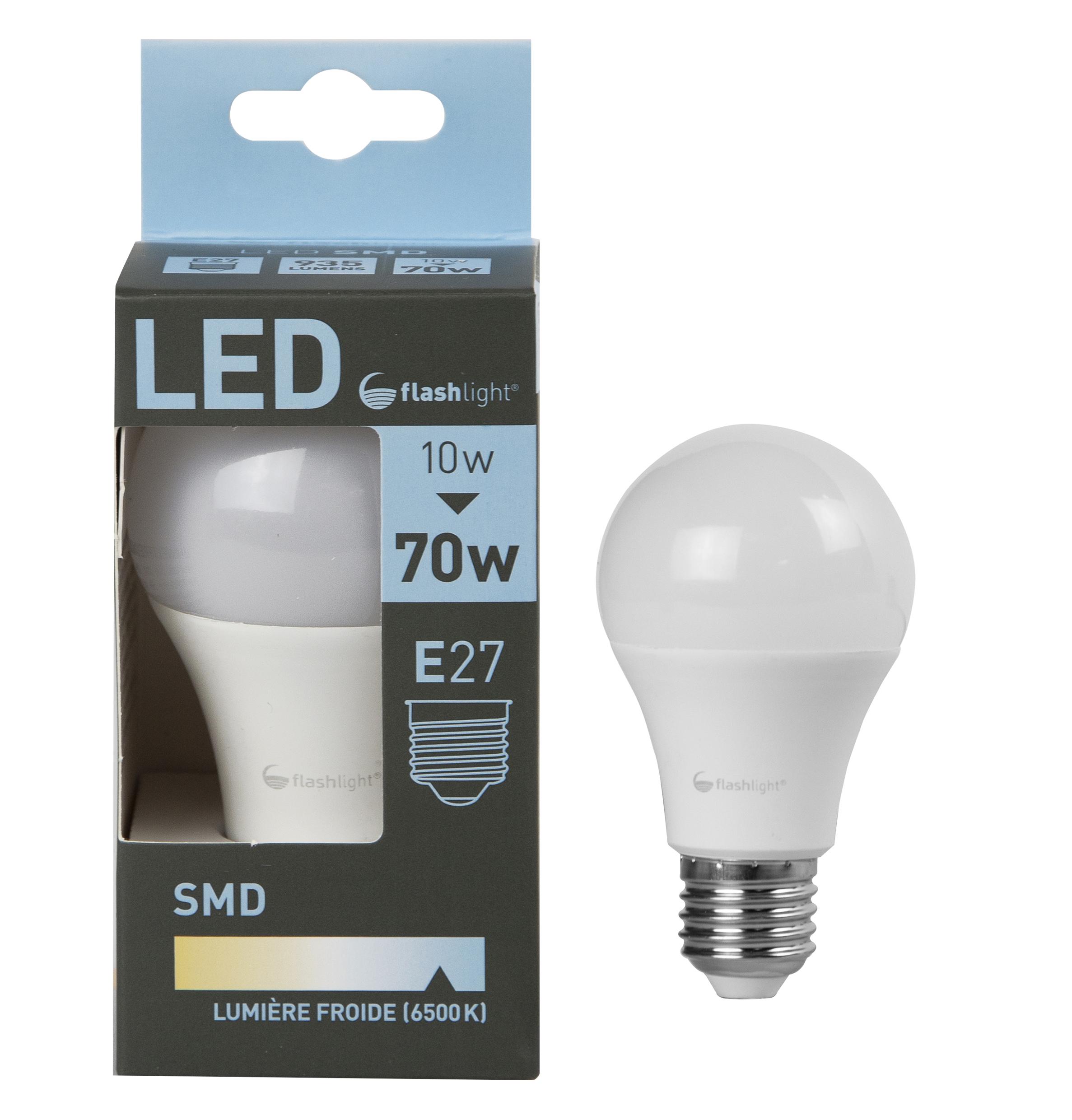 AMPOULE LED BLANC FROID A60 E27 10W
