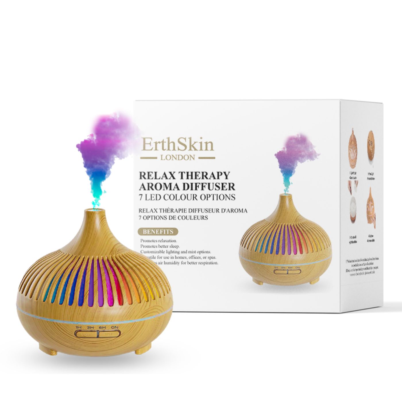 Erth Skin London Aromadiffusor für Entspannungstherapie