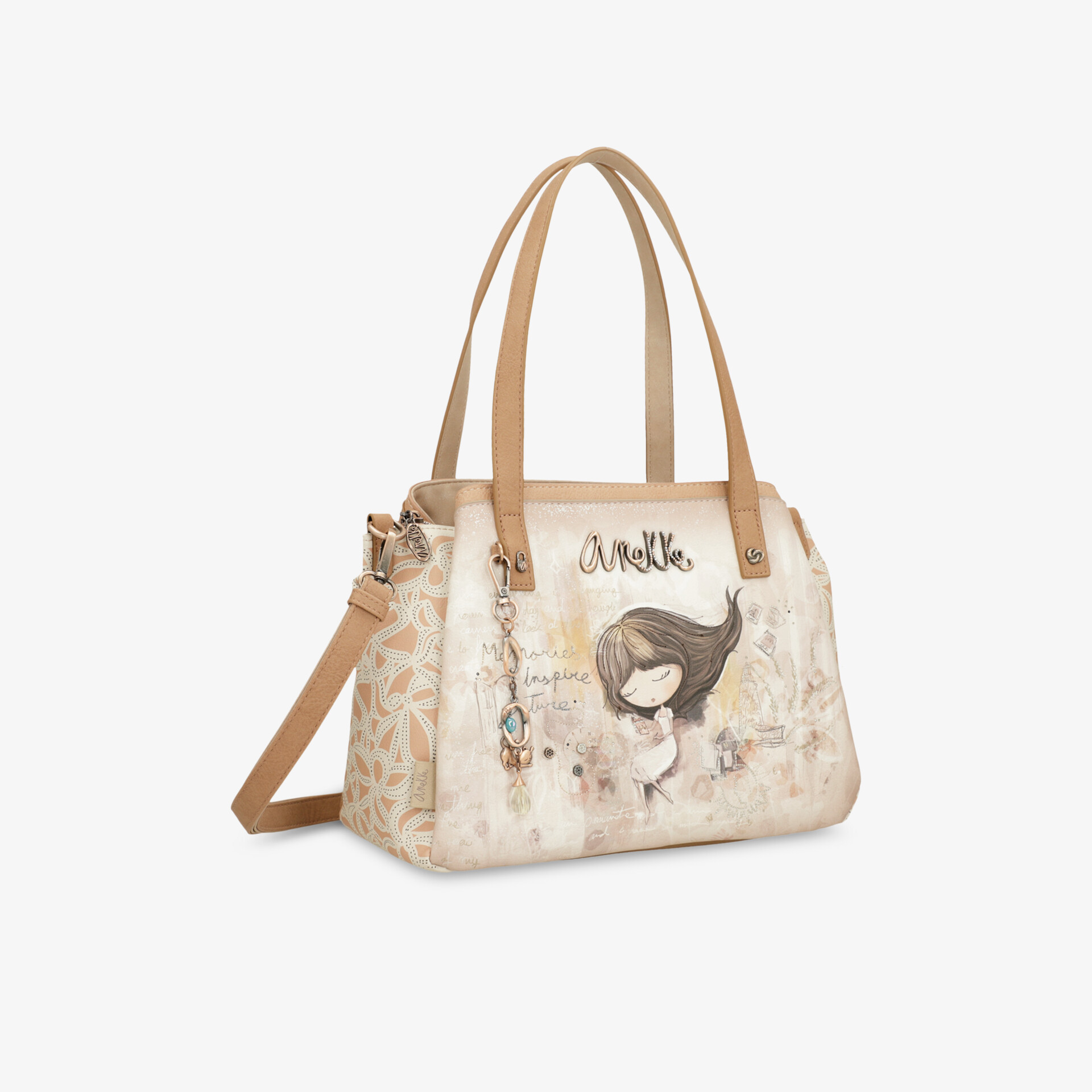 anekke MEMORIES Damen Umhängetasche beige