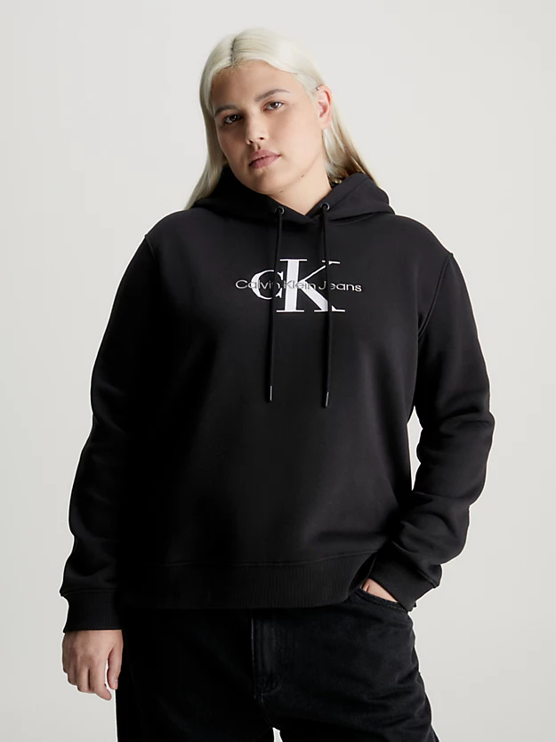 Moletom com Capuz Monogram Plus Size
