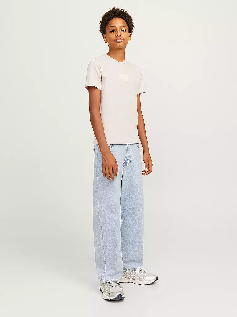 JACK & JONES Jungen T-Shirt JJHAKKAI beige