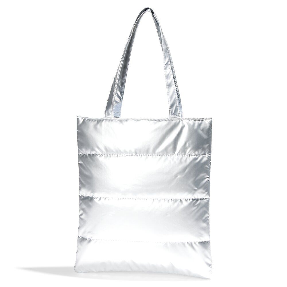 Sac matelassé design doudoune 34x39cm - 3 coloris